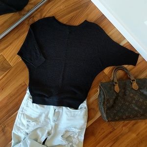 EXPRESS Black Dolman Sweater